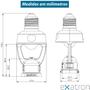 Imagem de Kit 3 Sensor Presença Fotocecula Soquete E27 Temporizador Bivolt