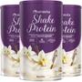 Imagem de Kit 3 Shake Substituto de refeição Sanavita 450g Vanilla