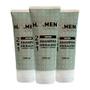 Imagem de Kit 3 Shampoo Masculino 21 Cabelos Grisalhos 200ml Silver Amarelados Barba H.O.Men Master