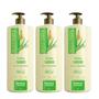 Imagem de Kit 3 Shampoo para Cabelo Cacheado Babosa e Macadâmia Cachos Bio Extratus 1L