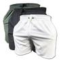 Imagem de Kit 3 Short de Elastano Dry fit Bermuda Academia