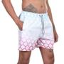 Imagem de Kit 3 Short Masculino Elástico Estampado Moda Verão Praia