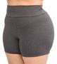 Imagem de Kit 3 Short Plus Size Fitness Feminino Curto Cintura Alta