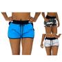 Imagem de Kit 3 Shortinho Feminino MXD Conceito Casual Fitness Cores Diversas