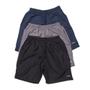 Imagem de Kit 3 Shorts Curto Tecno Ligth OX com Bolsos Frente e Costa
