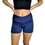 Imagem de Kit 3 Shorts Femininos Curtos Justos Cós Lisos Cores Sortidas Suplex Pp ao Plus Size