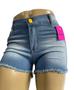 Imagem de Kit 3 Shorts Jeans Feminino Cintura Alta Hot Pant Lycra