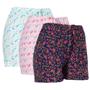 Imagem de Kit 3 Shorts Liganete Estampado Feminino Cós Elástico Verão