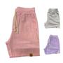 Imagem de Kit 3 Shorts Mauricinho Plus Size Fio Tinto Linho 3 Bolsos