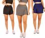 Imagem de Kit 3 Shorts Saia Com Bolso Feminino Fitness Moda Evangélica Beach Tennis Academia Ginástica Musculação The Start