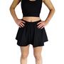 Imagem de Kit 3 Shorts Saias Femininos Godê Elástico Lisos Cores Sortidas Suplex Pp ao Plus Size
