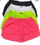 Imagem de Kit 3 Shorts Tactel Feminino Plus Size Tamanho Extra Grande Diversas Cores
