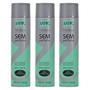 Imagem de Kit 3 Spray Fixa Forte Penteado Cabelo S/ Perfume Aspa 400ml