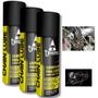 Imagem de Kit 3 Spray Lubrificante Corrente Tirreno Chain Lube 200ml Moto off Road Bicicleta Kart Graxa Seca Spray Repele Poeira