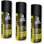 Imagem de Kit 3 Spray Lubrificante Corrente Tirreno Chain Lube 200ml Moto off Road Bicicleta Kart Graxa Seca Spray Repele Poeira