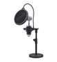 Imagem de KIT 3 Suporte Pedestal Mesa Tripé P/ Microfones Base de Mesa