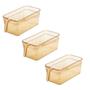 Imagem de Kit 3 Suportes Para Geladeira 28X15Cm Organizador Com Alça