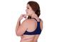 Imagem de Kit 3 Sutiã Plus Size Fecho Frontal Alça Reforçada - c6 KIT 3 SUTIÃS NADADOR BRANCO VINHO MARINHO
