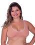 Imagem de Kit 3 Sutiã Plus Size Sem Bojo Microfibra Reforçada e Resistente com Alças Largas