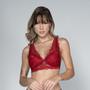 Imagem de Kit 3 Sutiãs Bojo Com Renda e Alça Regulável Lingerie