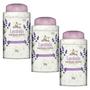 Imagem de Kit 3 Talco Perfumado Alma De Flores Lavanda 100G - Memphis