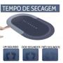 Imagem de Kit 3 Tapete Oval Antiderrapante Banheiro Super Absorvente