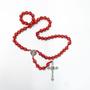 Imagem de Kit 3 Terços São Bento religioso medalha crucifixo prata devocional