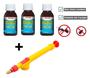 Imagem de Kit 3 Termitrine 30ml Mata Baratas Formigas Pernilongos + Pulverizador