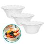 Imagem de Kit 3 Tigela Bowl De Vidro Redonda Sobremesa Saladeira Travessa Fruta 300ml