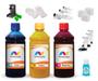 Imagem de Kit 3 Tinta Compatível Para Lexmark Z-513 16 17 e 26 27 500ml
