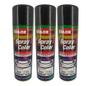 Imagem de Kit 3 Tinta Spray Automotivo Preto Brilhante Rápido Colorgin 300ml