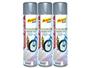 Imagem de Kit 3 Tinta Spray Prata Metalico 400ml Mundial Prime