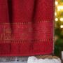 Imagem de Kit 3 Toalha de Rosto Feliz Natal Bordada Jacquard 45x68cm