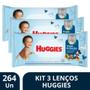 Imagem de Kit 3 Toalha Umedecida Huggies Tripla Proteção 88Un -Huggies