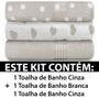Imagem de Kit 3 Toalhas de Banho 100% Algodão Prisma Dohler