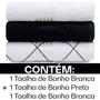 Imagem de Kit 3 Toalhas de Banho 100% Algodão Prisma Dohler