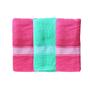 Imagem de Kit 3 toalhas de banho elegante com textura macia confortável prática