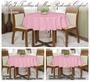 Imagem de Kit 3 Toalhas De Mesa Oxford Redonda 4 lugares 1,45m Várias Cores Buffet