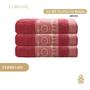 Imagem de Kit 3 Toalhas De Rosto Mystic Camesa Barra Trabalhada 50X80