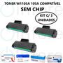 Imagem de KIT 3 Toner Compatível 105a 105A SEM CHIP  W1105a M105 107a 107w 135a M13 MFP135A MFP135W