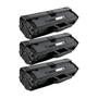 Imagem de Kit 3 Toner Compatível 105A W1105 W1105A P/ MFP135W Sem Chip