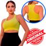 Imagem de Kit 3 Top feminino Fitness Caminhada Confortável Tendencia 2025 Treino Academia Resistente Atividade física Treinamento Exercício Funcional Corrida