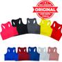 Imagem de Kit 3 Top feminino Fitness Caminhada Confortável Tendencia 2025 Treino Academia Resistente Atividade física Treinamento Exercício Funcional Corrida
