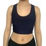 Imagem de Kit 3 Tops Femininos Regata Justos Lisos Cores Sortidas Suplex Pp ao Plus Size