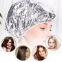 Imagem de Kit 3 Touca térmica metalizada  hidratação  cabelo protetora tratamento capilar