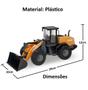 Imagem de Kit 3 Trator em Miniatura Case 580N e Magnun 340 Agriculture e Construct 721E