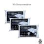 Imagem de Kit 3 Travesseiros 50Cmx70Cm Anti Stress Master Comfort
