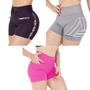 Imagem de Kit - 3 (três) Shorts Feminino Insanity Fitness Maze + Diamond +  Five