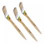 Imagem de Kit 3 Trincha Angular Especial P/ Recorte 3 Pol Cabo Longo Condor