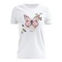 Imagem de Kit 3 Tshirt Blusa Estampada Feminina Manga Curta Camiseta Camisa